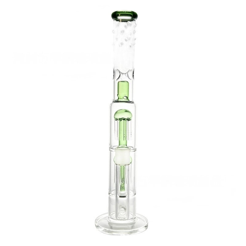 Clear Heavy Glass Bong Beaker Water Pipe Portable Lightweight