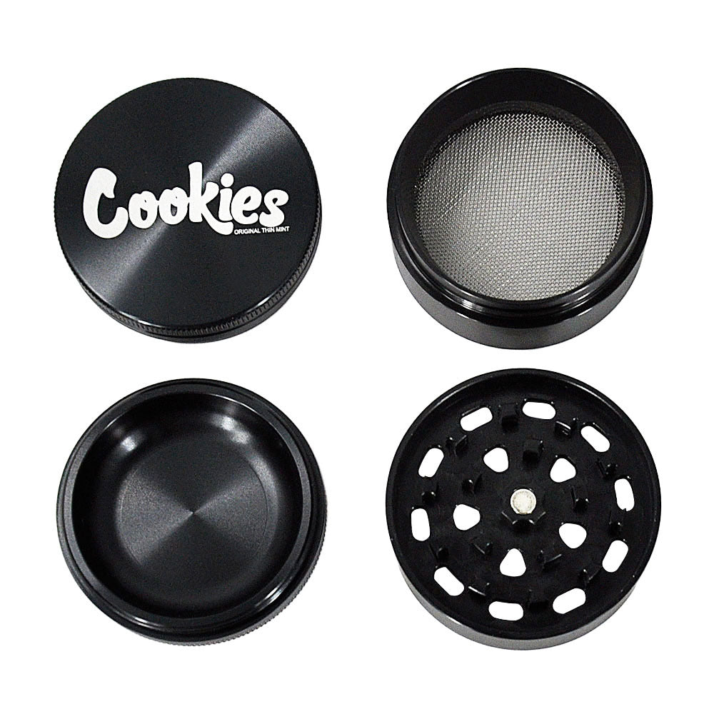 Cookies 53MM 4-Piece Aluminium Alloy Herb Grinder Portable