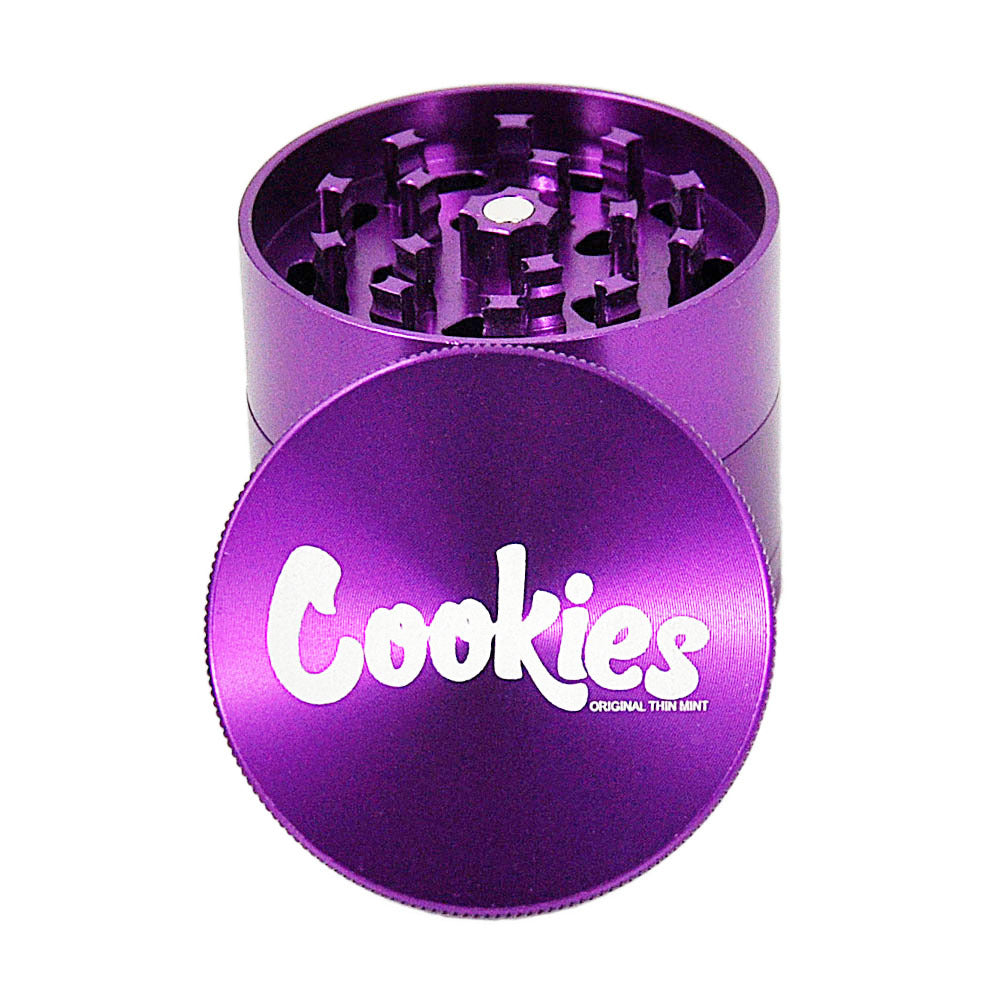 Cookies 53MM 4-Piece Aluminium Alloy Herb Grinder Portable