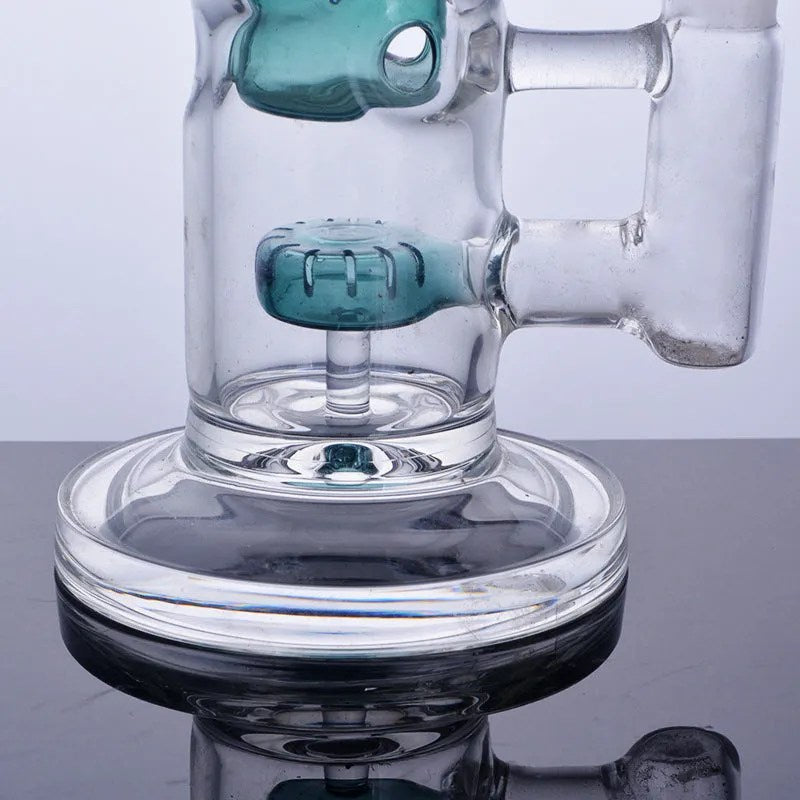 Small Glass Dab Rig Water Pipe Tobacco Portable Lightweight