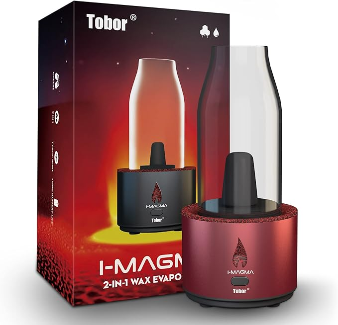 Tobor I-MAGMA Electric Dab Rig red with box