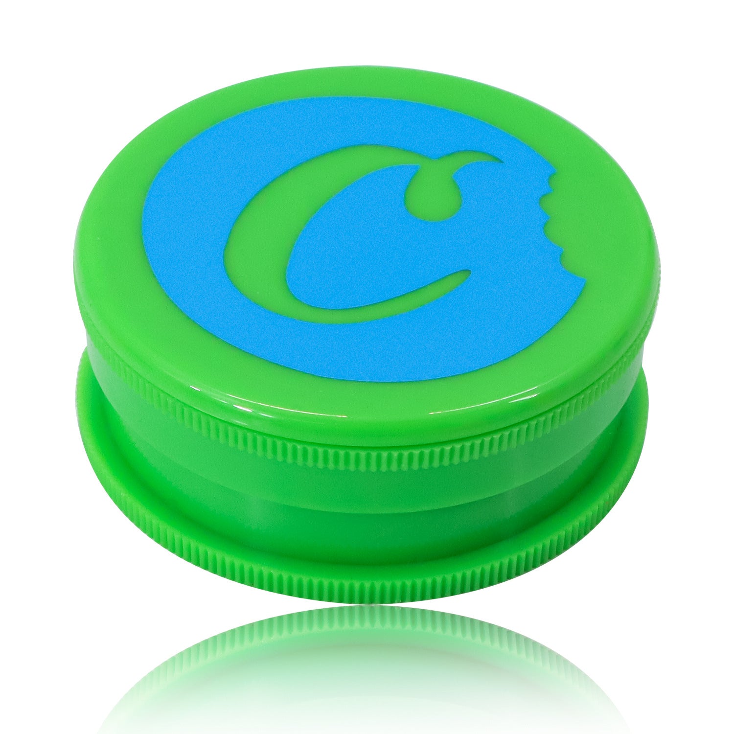 Cookies 60MM 2-Layer Plastic Weed Grinder Portable Lightweight