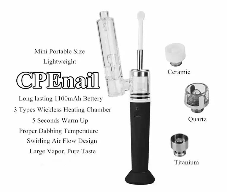 cpenail wax vaporizer with features & accessories