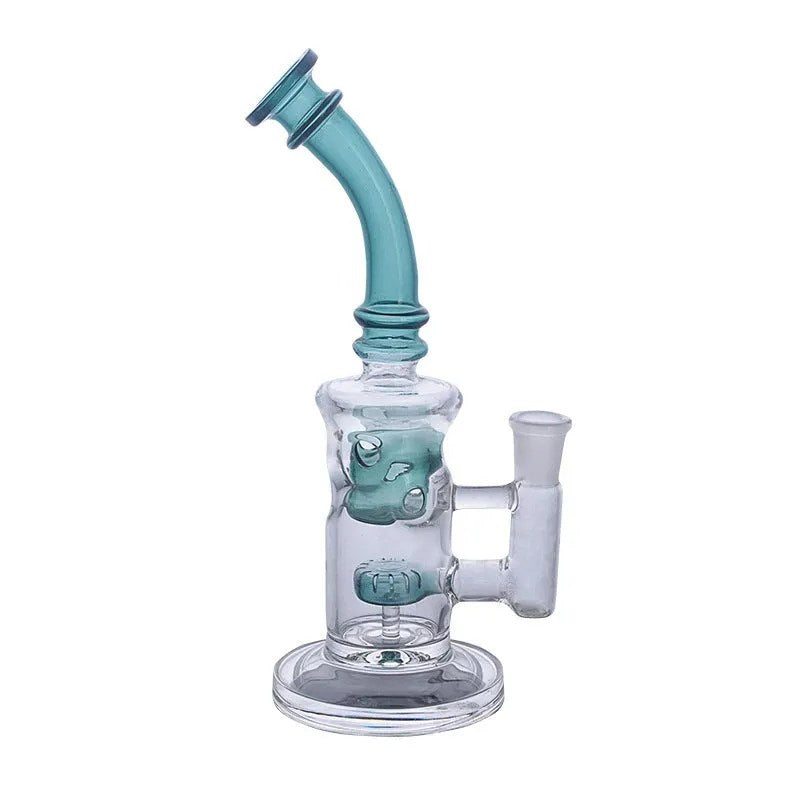 Small Glass Dab Rig Water Pipe Tobacco Portable Lightweight
