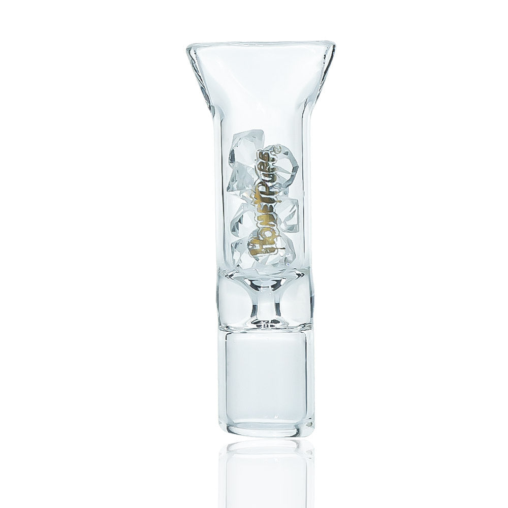 HONEYPUFF Diamond Small Cigarette Holder Glass Filter Tip Pipe 5pcs
