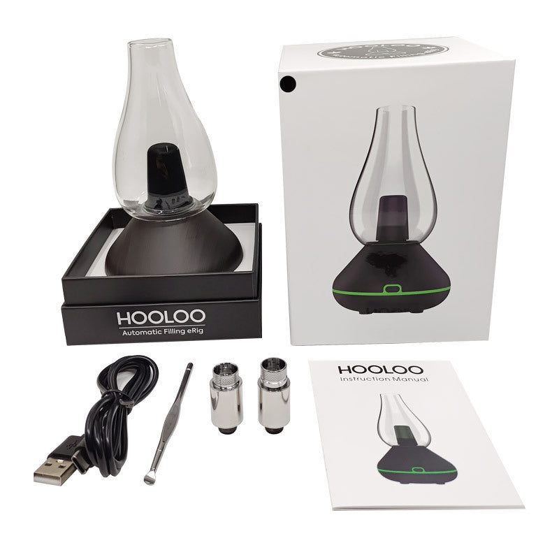 hooloo electric dab rig erig black with accessories