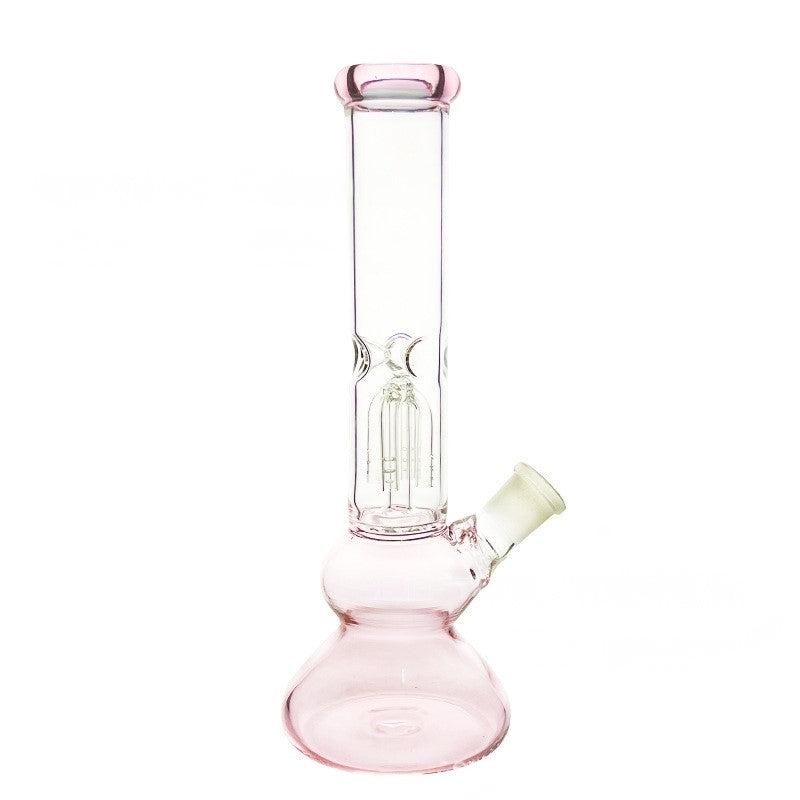Pink Glass Clear Bong Water Pipe Crafts Creative Ornaments Smoking