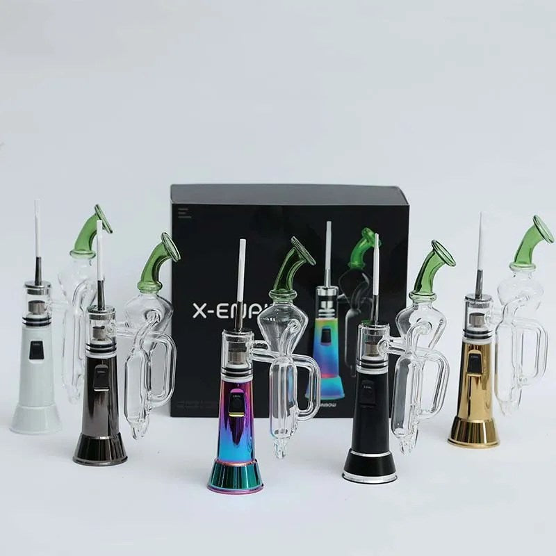 beleaf x-enail electric dab rigs with multiple colors and box